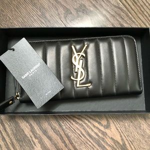YSL Zip Around Wallet